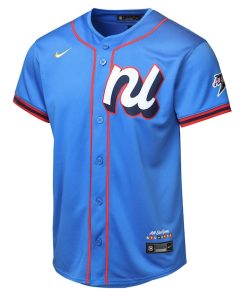 Alternative view of National League Nike Youth 2025 All-Star Edition Limited Jersey - Blue