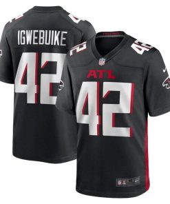 Godwin Igwebuike Atlanta Falcons Nike  Game Jersey -  Black