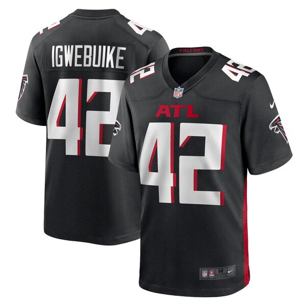 Godwin Igwebuike Atlanta Falcons Nike Game Jersey - Black
