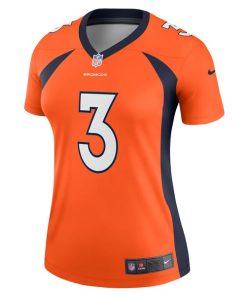 Alternative view of Russell Wilson Denver Broncos Nike Women's Alternate Legend Jersey - Orange