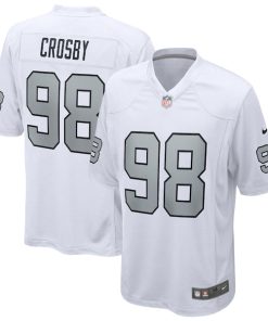 Maxx Crosby Las Vegas Raiders Nike Alternate Game Jersey - White