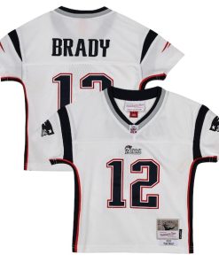 Tom Brady New England Patriots  Toddler 2000 Legacy Replica Jersey - White