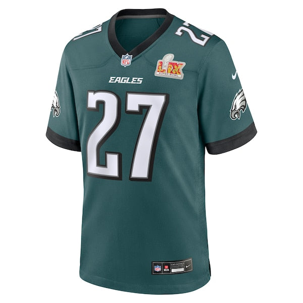 Quinyon Mitchell Philadelphia Eagles Nike Super Bowl LIX Game Player Jersey - Midnight Green - Image 2