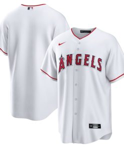 Los Angeles Angels Nike Home Replica Team Jersey - White
