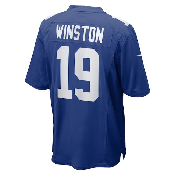 Jameis Winston New York Giants Nike Team Game Jersey - Royal/Red - Image 4