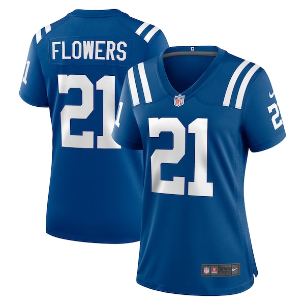 Dallis Flowers Indianapolis Colts Nike Women's Game Jersey - Royal