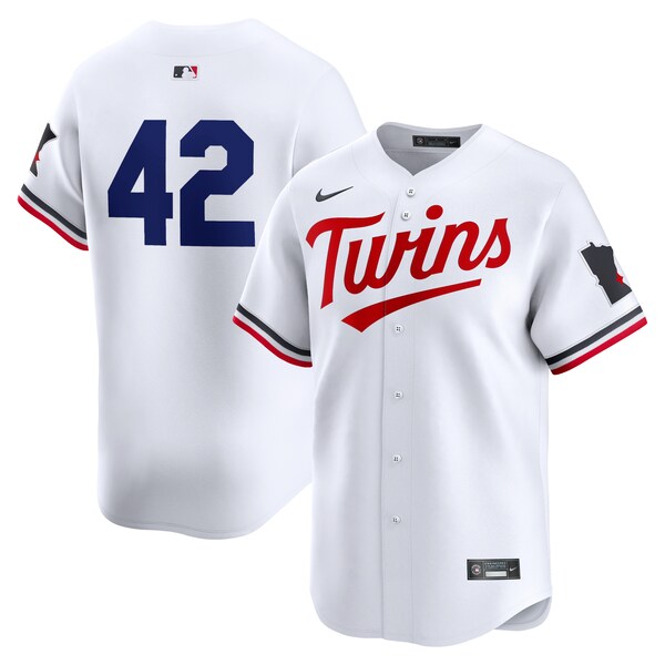 Minnesota Twins Nike 2024 Jackie Robinson Day Home Limited Jersey?ยจC White