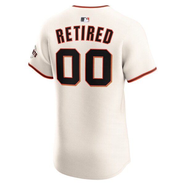 San Francisco Giants Nike Home Elite Pick-A-Player Retired Roster Jersey - Cream - Image 3