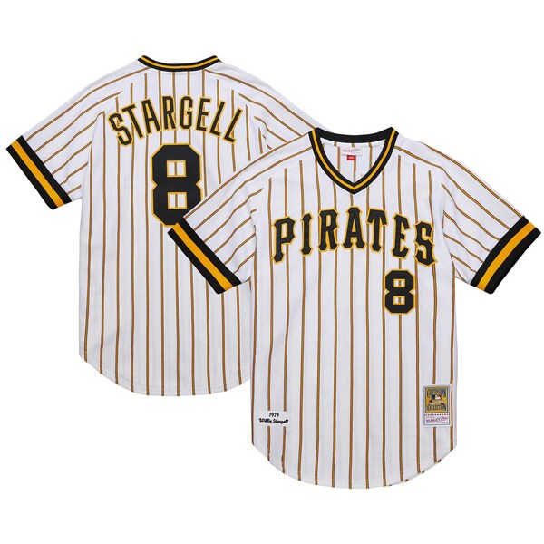 Willie Stargell Pittsburgh Pirates Cooperstown Collection 1979 Authentic Jersey - White - Image 2