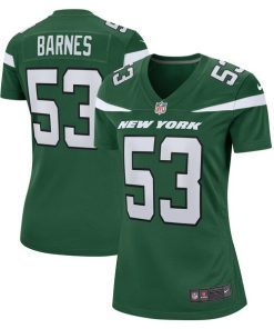 Zaire Barnes New York Jets Nike Women's  Game Jersey - Gotham Green