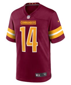 Alternative view of Sam Howell Washington Commanders Nike Player Game Jersey - Burgundy