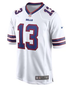 Alternative view of Gabe Davis Buffalo Bills Nike Game Player Jersey - White