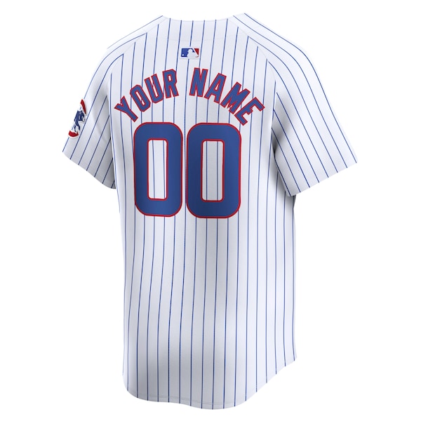 Chicago Cubs Nike Youth Home Limited Custom Jersey - White - Image 3