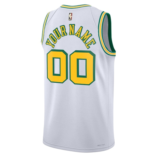 Houston Rockets Nike Unisex 2022/23 Custom Swingman Jersey - Classic Edition - White - Image 3