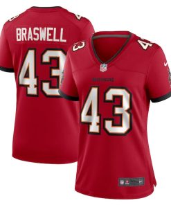 Alternative view of Chris Braswell Tampa Bay Buccaneers Nike Women's  Game Jersey -  Red