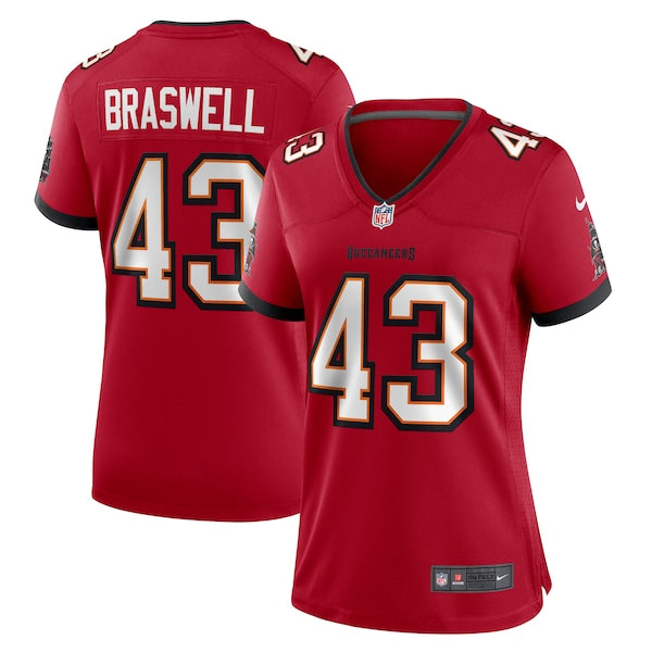 Chris Braswell Tampa Bay Buccaneers Nike Women's Game Jersey - Red - Image 2