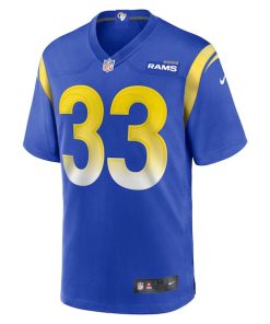Alternative view of Myles Gaskin Los Angeles Rams Nike  Game Jersey -  Royal