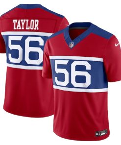 Lawrence Taylor New York Giants Nike Alternate Vapor F.U.S.E. Retired Player Limited Jersey - Century Red