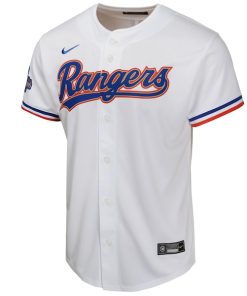 Alternative view of Max Scherzer Texas Rangers Nike Youth 2024 Gold Collection Limited Player Jersey?¨C White