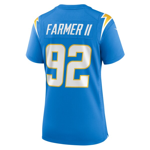 Andrew Farmer Los Angeles Chargers Nike Women's Team Game Jersey - Powder Blue - Image 3
