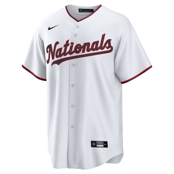 Washington Nationals Nike Home Custom Replica Jersey - White/Navy - Image 3