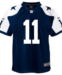 Alternative view of Micah Parsons Dallas Cowboys Nike Youth Alternate Game Jersey - Navy