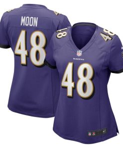 Jeremiah Moon Baltimore Ravens Nike Women's Game Player Jersey - Purple