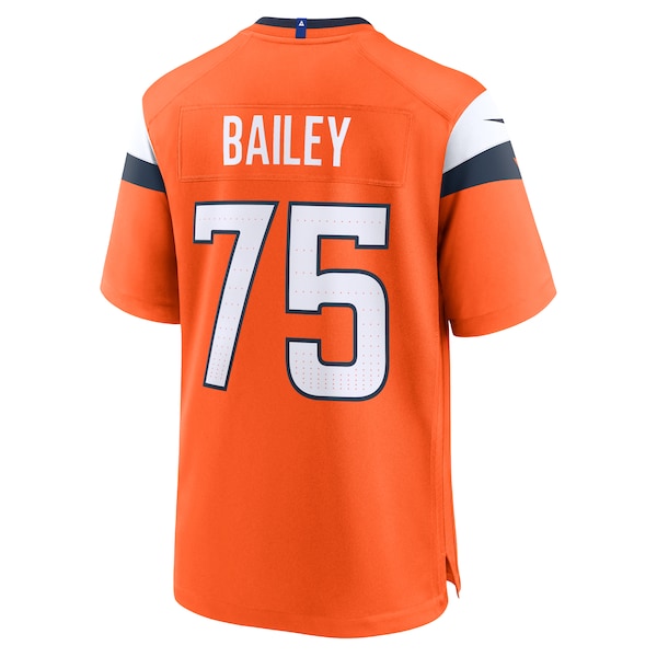 Quinn Bailey Denver Broncos Nike Team Game Jersey - Orange - Image 3