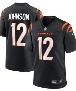 Tyron Johnson Cincinnati Bengals Nike Home Game Player Jersey - Black