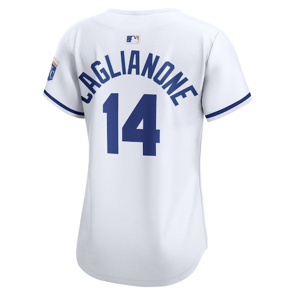 Jac Caglianone Kansas City Royals Nike Women's Home Limited Player Jersey - White - Image 4