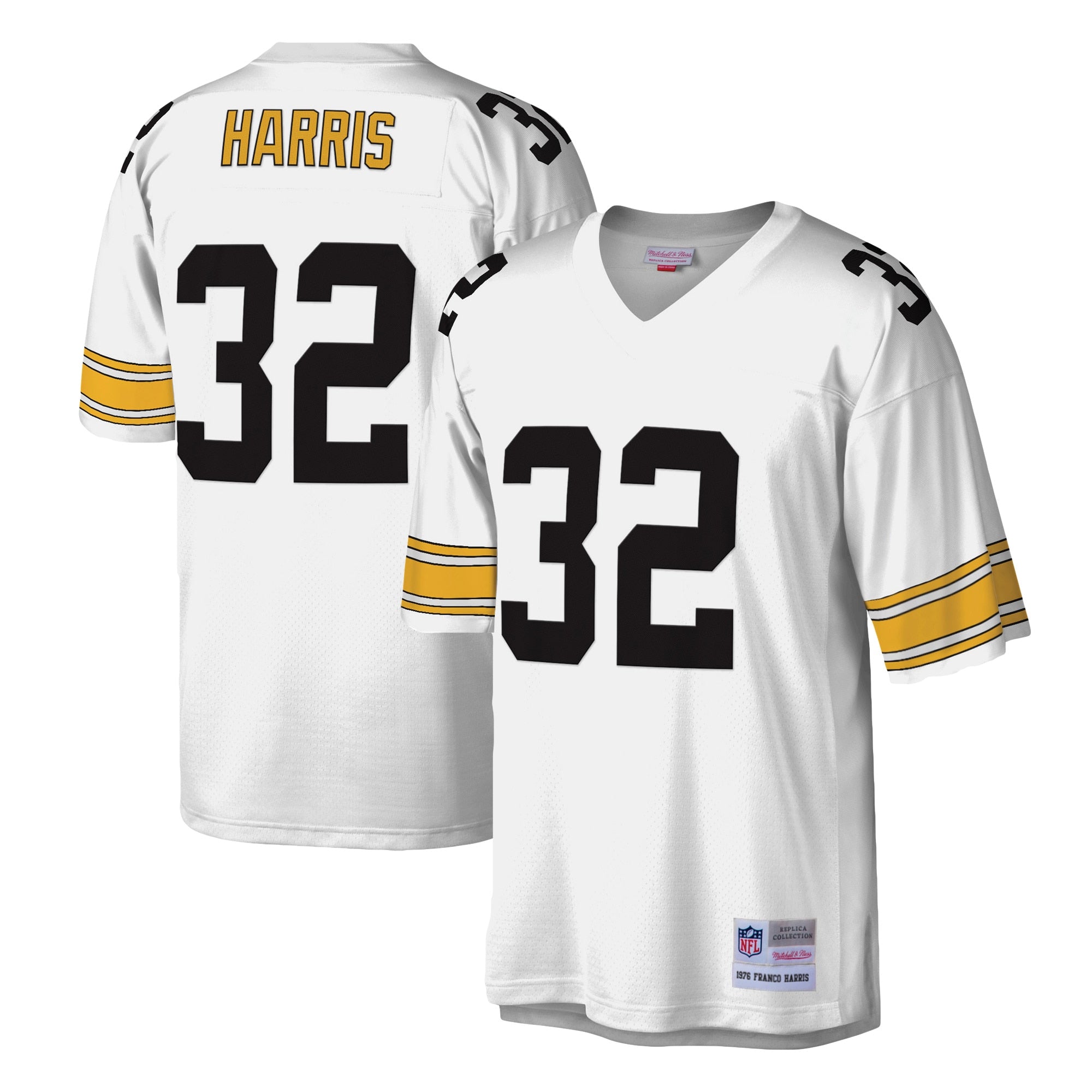 Franco Harris Pittsburgh Steelers Legacy Replica Jersey - Black/White - Image 6