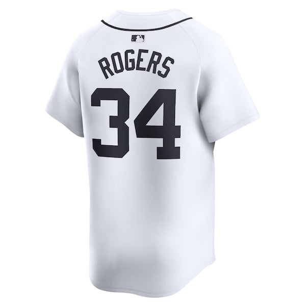 Jake Rogers Detroit Tigers Nike Home Limited Player Jersey - White - Image 6