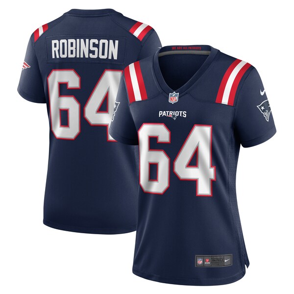 Layden Robinson New England Patriots Nike Women's Game Jersey - Navy - Image 2