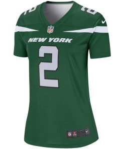 Alternative view of Zach Wilson New York Jets Nike Women's Legend Jersey - Gotham Green