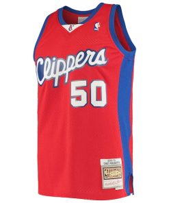 Alternative view of Corey Maggette LA Clippers 2001/02 Hardwood Classics Swingman Jersey - Red