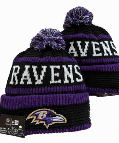 BALTIMORE RAVENS KNIT HAT