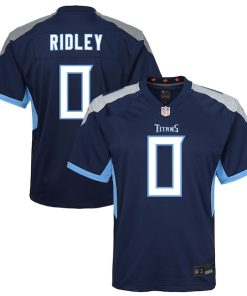 Calvin Ridley Tennessee Titans Nike Youth Team Game Jersey - Navy/Light Blue