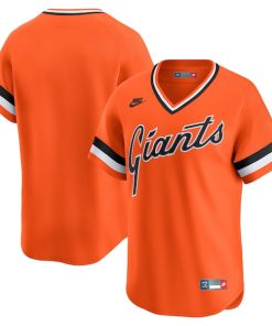San Francisco Giants Nike Throwback Cooperstown Collection Limited Jersey - Orange