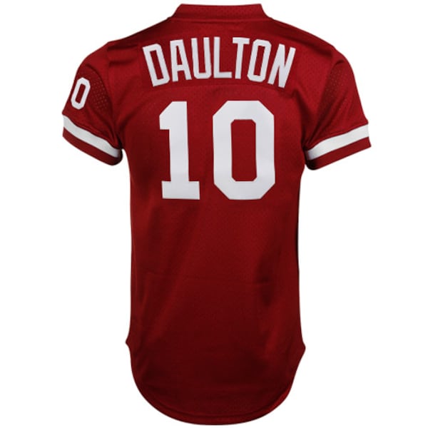 Darren Daulton Philadelphia Phillies Cooperstown Mesh Batting Practice Jersey - Red - Image 3