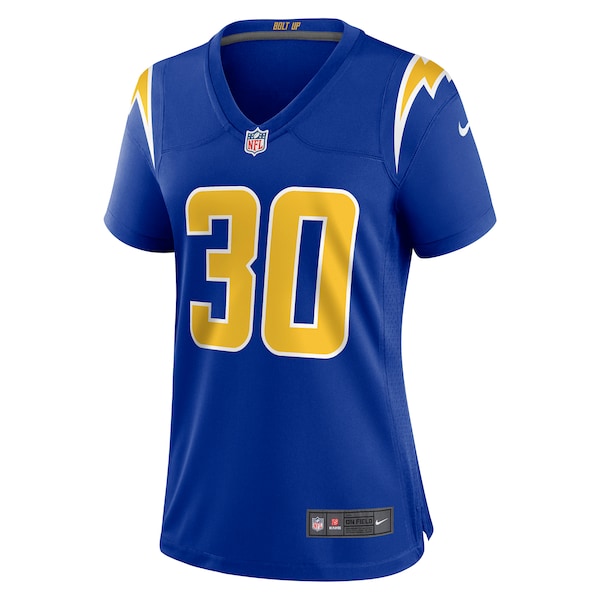Austin Ekeler Los Angeles Chargers Nike Women's Game Jersey - Royal/Navy/White - Image 7