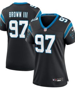 Bobby Brown III Carolina Panthers Nike Women's Team Game Jersey -  Black