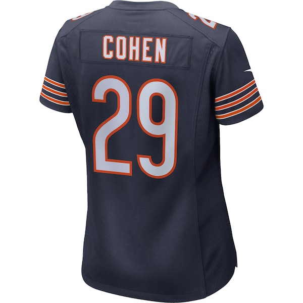Tarik Cohen Chicago Bears Nike Women's Game Player Jersey - Navy - Image 3