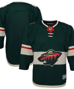 Minnesota Wild Youth Home Premier Blank Jersey - Green