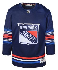 Alternative view of New York Rangers Youth Alternate Premier Jersey - Navy