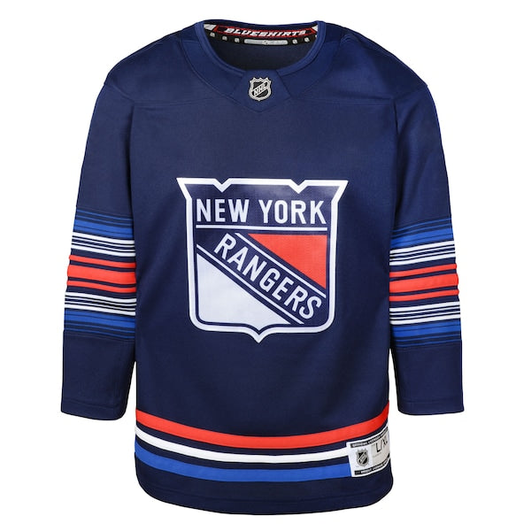 New York Rangers Youth Alternate Premier Jersey - Navy - Image 2