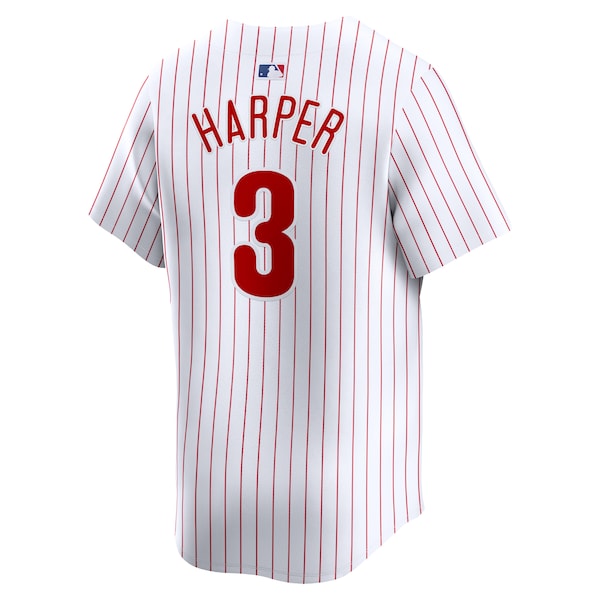 Bryce Harper Philadelphia Phillies Nike Youth Home Limited Player Jersey - White - Image 3