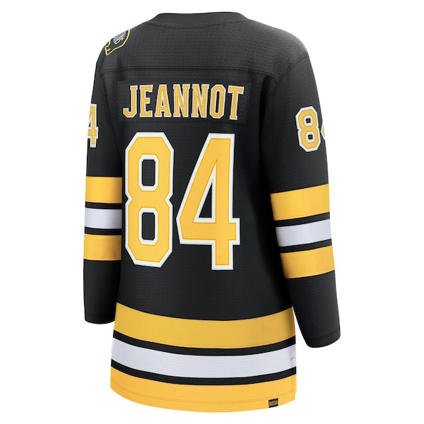 Tanner Jeannot Boston Bruins Women's Home Breakaway Player Jersey - Black - Image 3