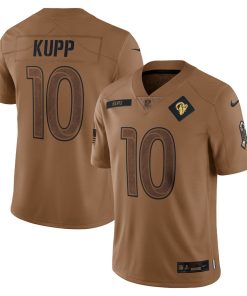 Cooper Kupp Los Angeles Rams Nike 2023 Salute To Service Limited Jersey - Brown