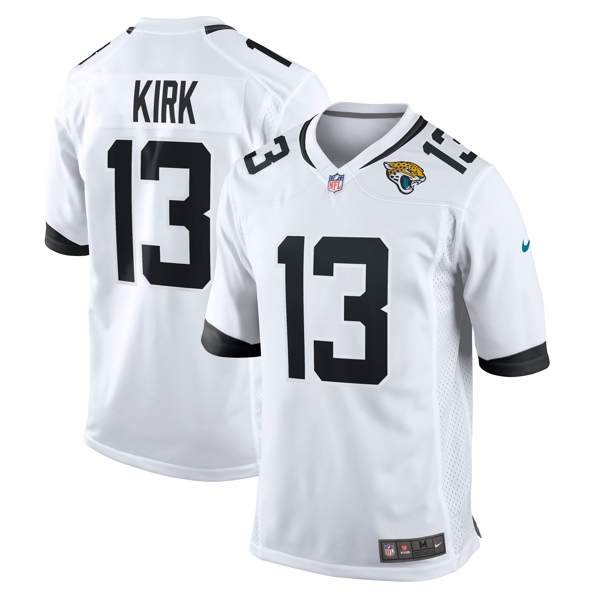 Christian Kirk Jacksonville Jaguars Nike Game Jersey - Teal/White - Image 6