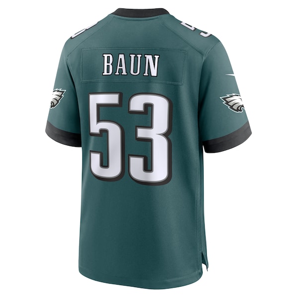 Zach Baun Philadelphia Eagles Nike Game Jersey - Midnight Green - Image 3